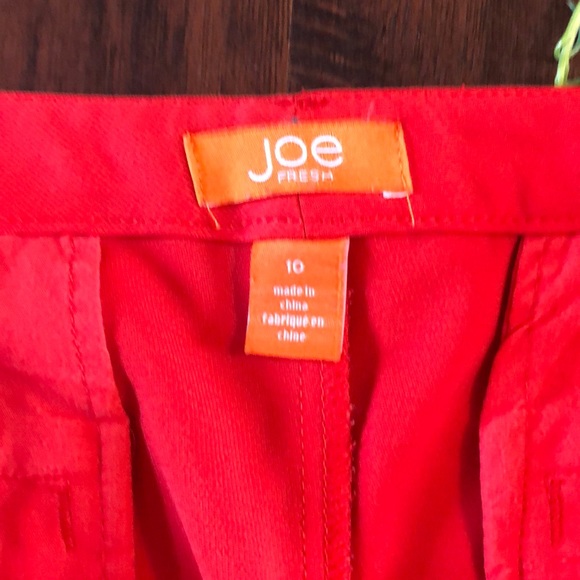 Joe Fresh Slacks in Tomato Red - Picture 4 of 5